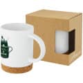Neiva 425 ml ceramic mug with cork base