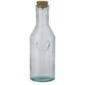 Fresqui recycled glass carafe with cork lid