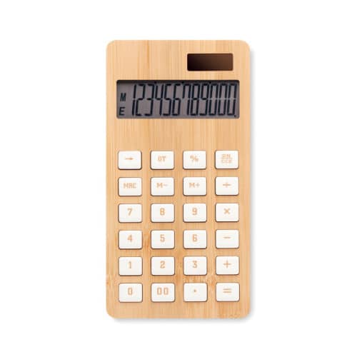 CALCUBIM 12 digit bamboo calculator