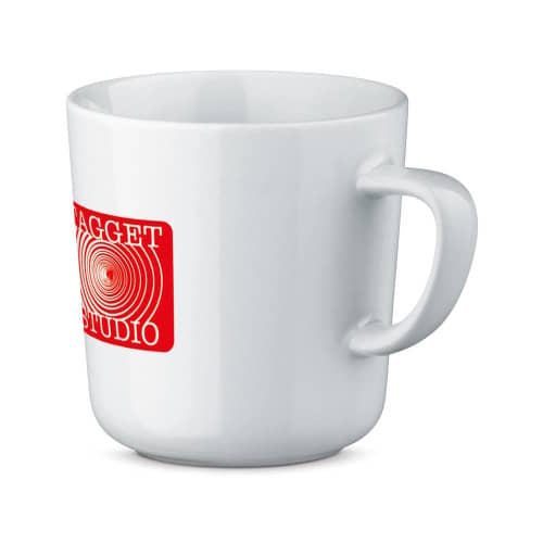 MOCCA WHITE. Ceramic mug 270 ml