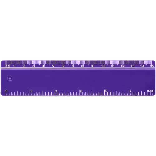 Renzo 15 cm plastic ruler