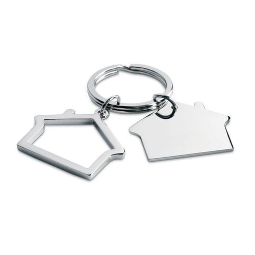 SNIPER Metal key ring house shape