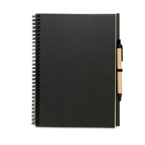 BLOQUERO PLUS Recycled notebook with pen