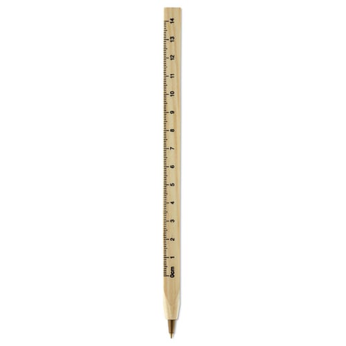 WOODAVE Wooden ruler pen