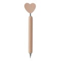 SEELE Wooden pen with heart on top