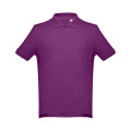 THC ADAM. Men's short-sleeved cotton polo shirt