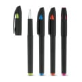 SPACIAL. Soft touch ball pen with ABS cap and clip