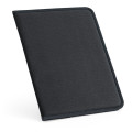 CUSSLER. A4 folder in 600D with lined sheet pad