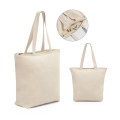 HACKNEY. 100% cotton bag with zipper (280 g/m²)