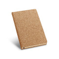 ADAMS A5. A5 cork notebook with ivory-colored plain sheets