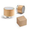 GLASHOW. Bamboo portable speaker with microphone