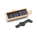 MIGUEL. Domino game in wooden box with lid