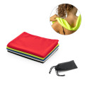 BERNAL. rPET sports towel with non-woven pouch