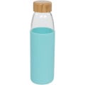 Kai 540 ml glass water bottle with wood lid