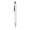 LUCERNE WHITE Push button pen with white bar