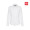 THC TOKYO WOMEN WH. Women's long-sleeved oxford shirt with pearl coloured buttons. White