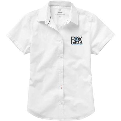 Manitoba short sleeve women's oxford shirt