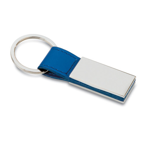 RECTANGLO PU and metal key ring