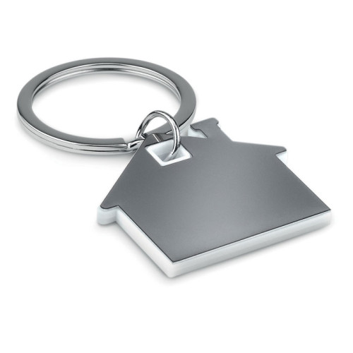 IMBA House shape plastic key ring