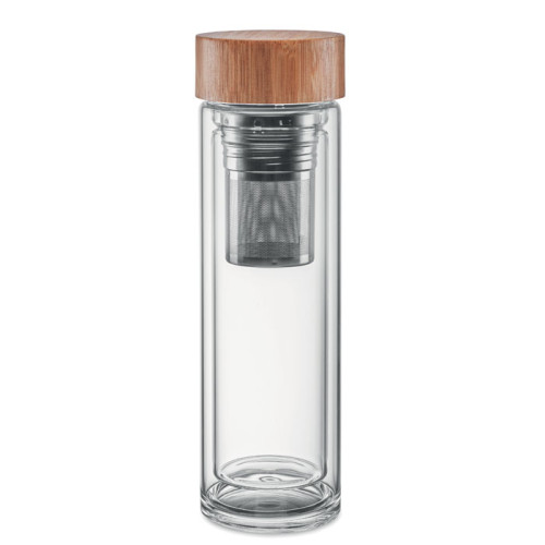 BATUMI GLASS Double wall glass bottle 400ml