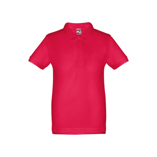 THC ADAM KIDS. Kids short-sleeved 100% cotton piqué polo shirt unisex)