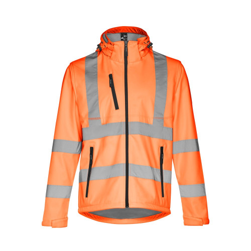 THC ZAGREB WORK. High-visibility softshell jacket (unisex, class 111)
