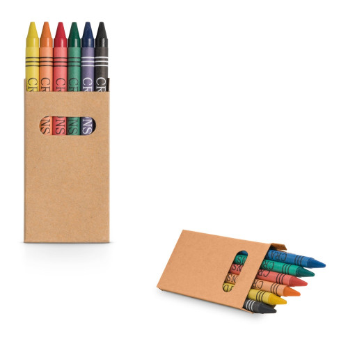 EAGLE. Box with 6 crayon