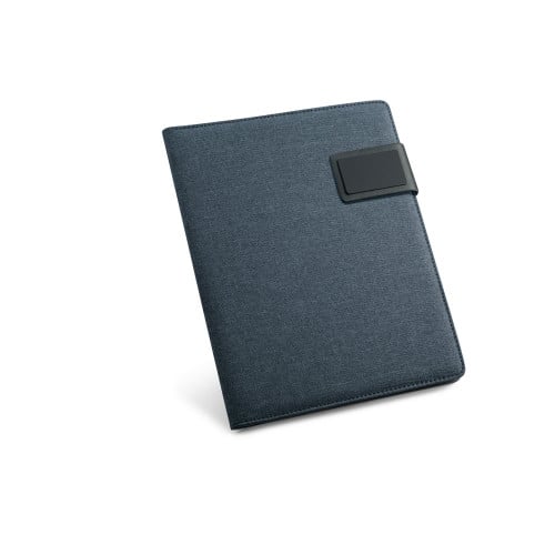 PYNCHON. A5 folder in imitation linen and PU. Lined sheets