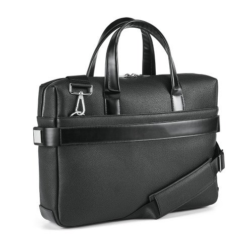 EMPIRE SUITCASE II. 15'6" Executive laptop briefcase in poly leather