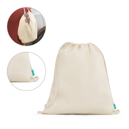 NAMPULA. 100% organic cotton backpack bag (120 g/m²)