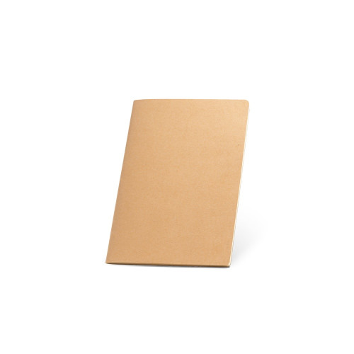 ALCOTT A5. A5 notepad with Kraft paper cover (250 g/m²)