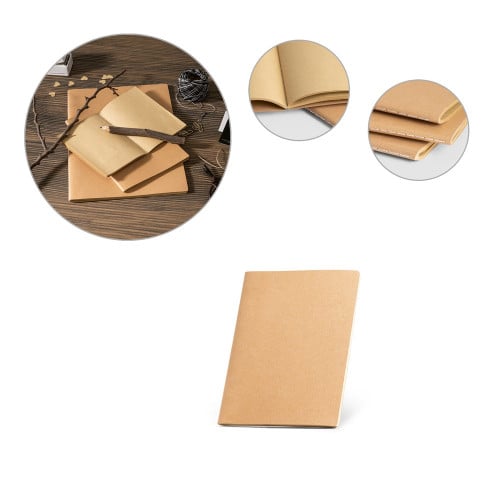ALCOTT A6. Notepad with cardboard cover (250 g/m²)