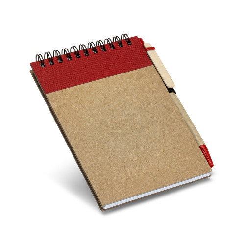 RINGORD. Spiral-bound pocket sized notepad with plain