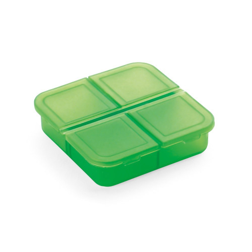 ROBERTS. Pill box with 4 dividers