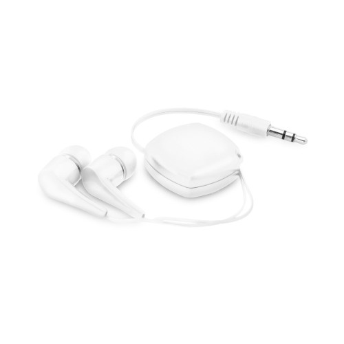 PINEL. Retractable earphones with cable