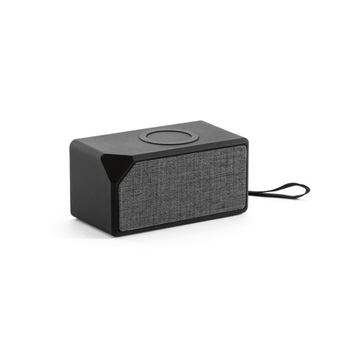 GRUBBS. ABS portable speaker with wireless charging