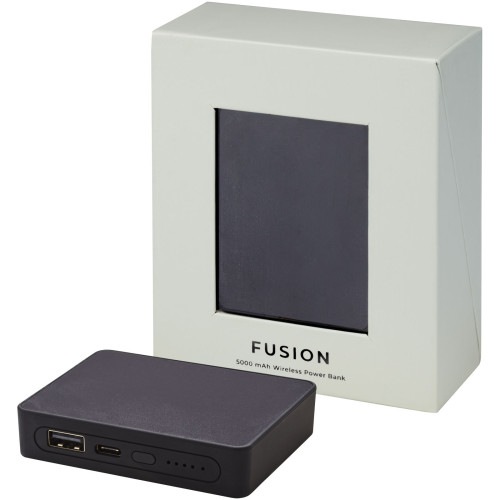 Fusion 5000 mAh wireless powerbank