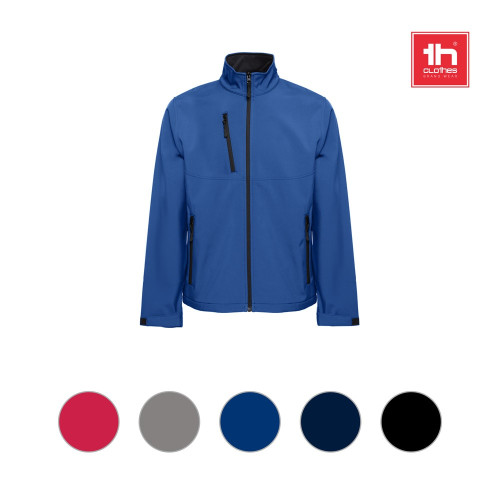 THC EANES. Softshell jacket (unisex) in polyester and elastane